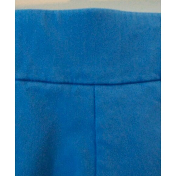 EMALINE Women's Cropped Pants Straight Leg Stretch Capri Royal Blue - 18W - Picture 3 of 6